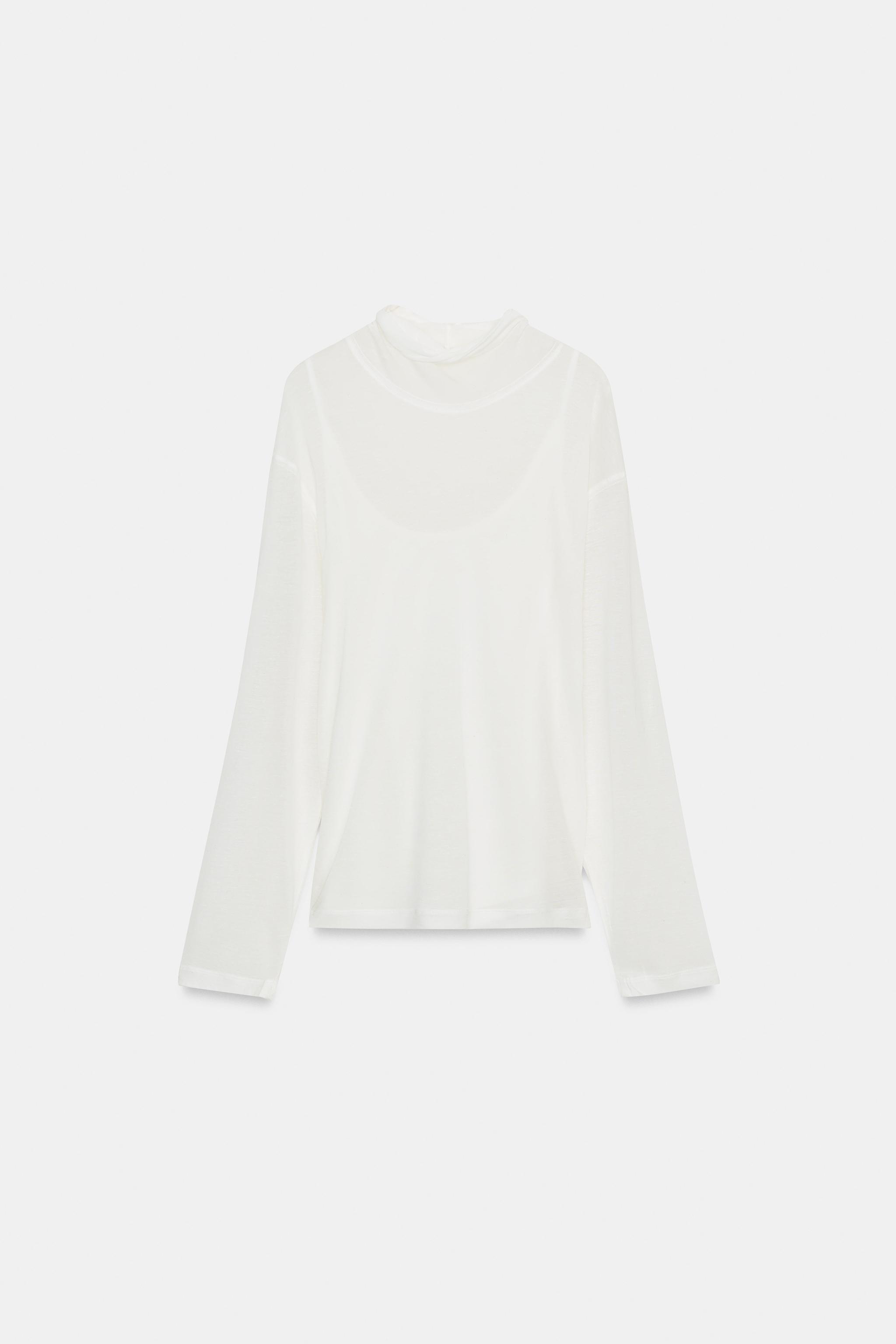 LYOCELL AND LINEN T-SHIRT