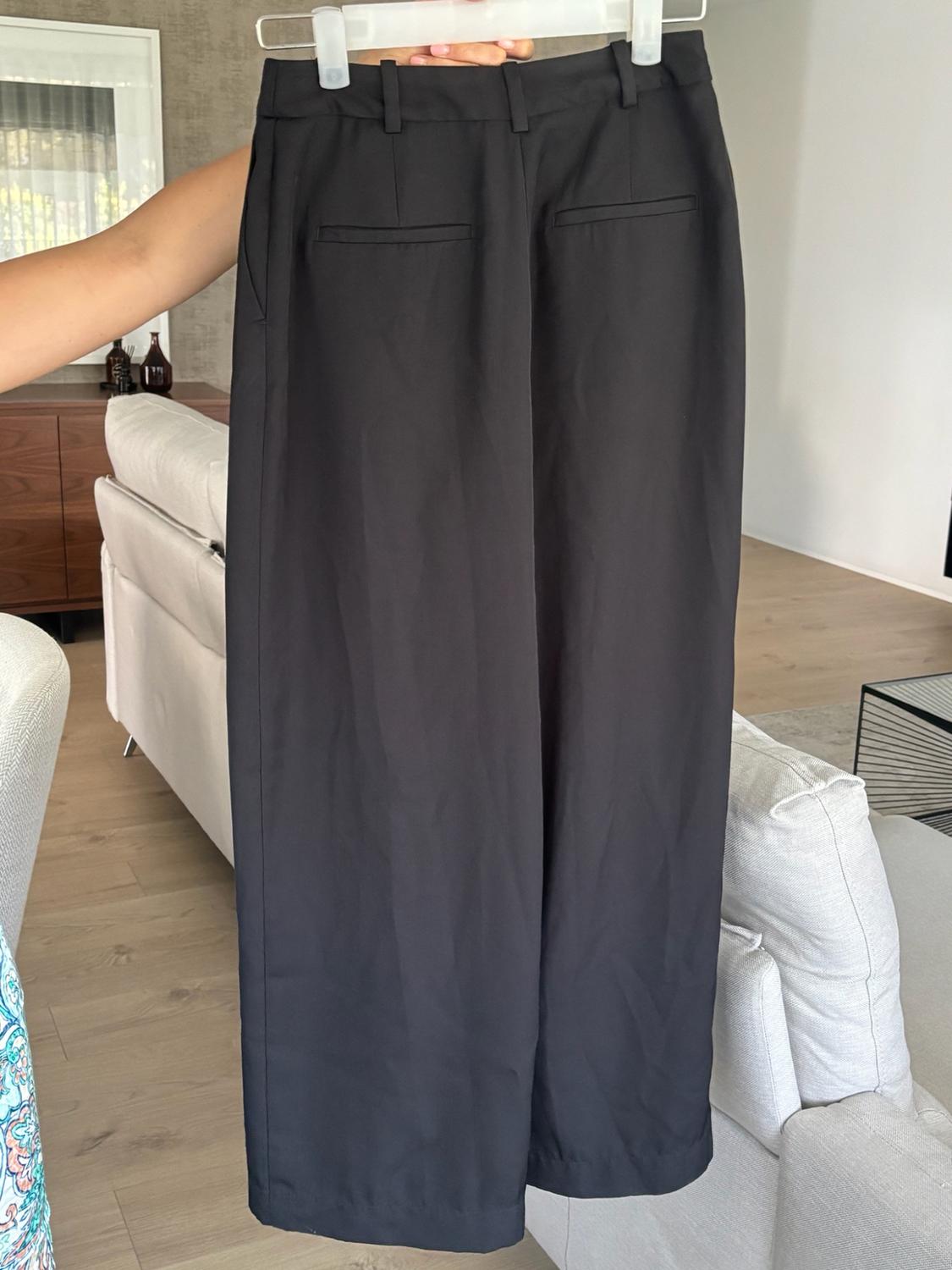 DARTED WIDE-LEG TROUSERS - Image 2