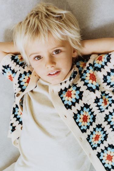 CROCHET KNIT SHIRT - Pastel yellow by Zara