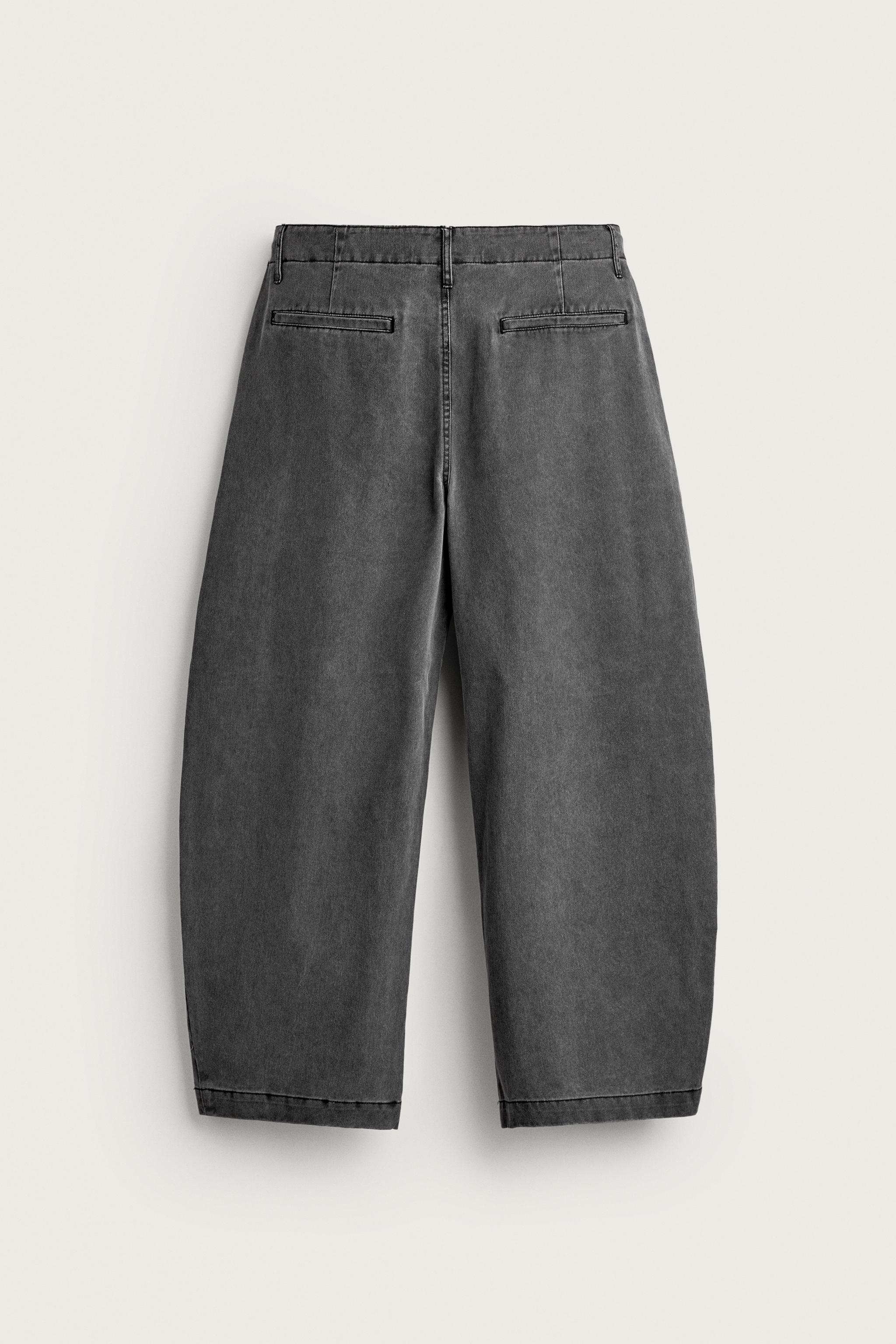 SEAMED BALLOON FIT PANTS