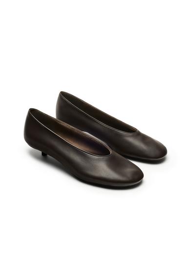 Low heel leather ballet flat - LIMITED EDITION — Brown 2