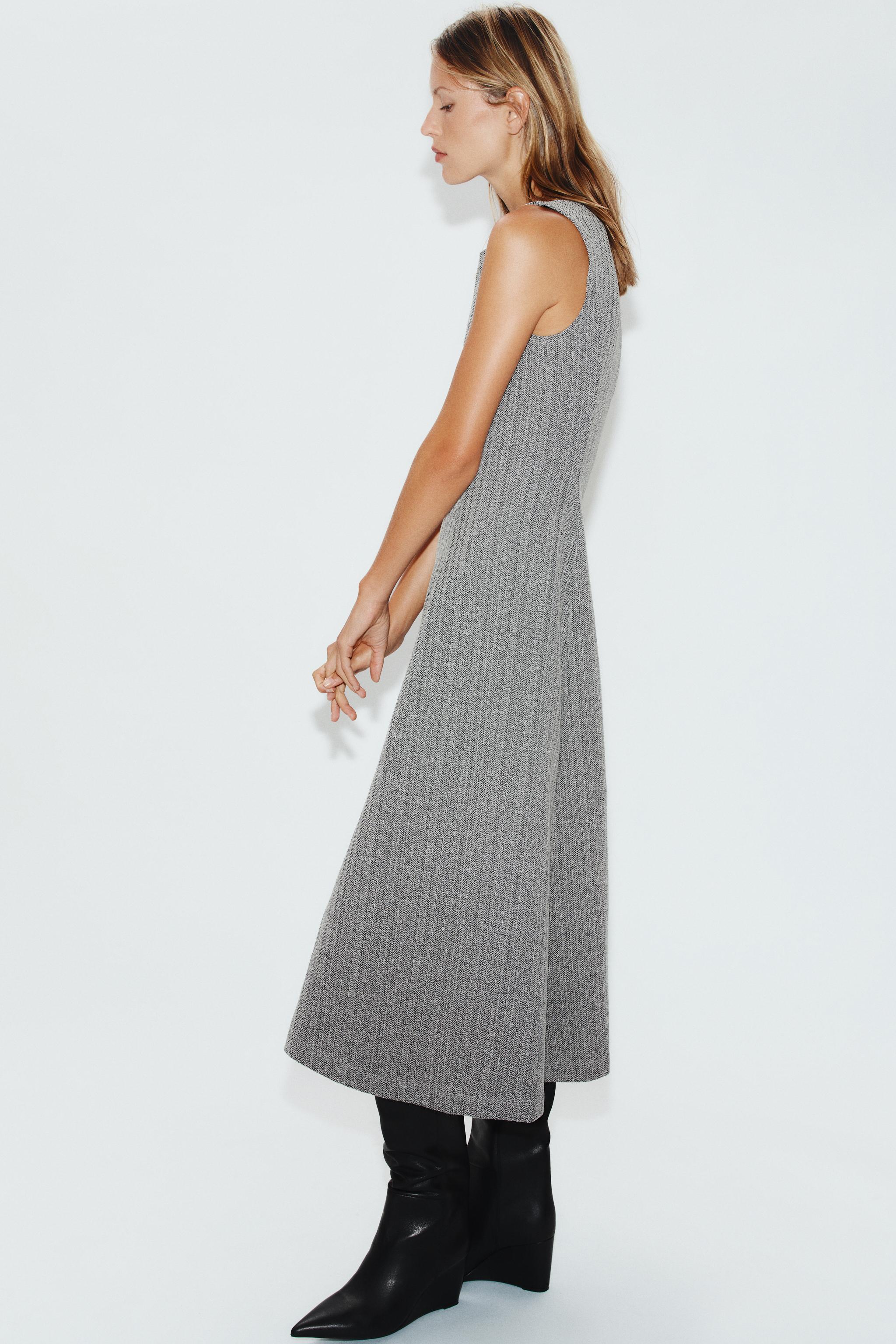 ASYMMETRIC MIDI DRESS
