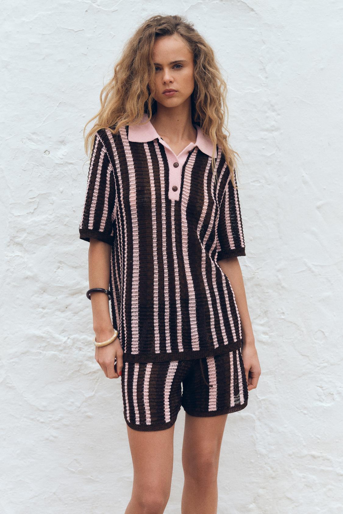 KNIT POLO SWEATER