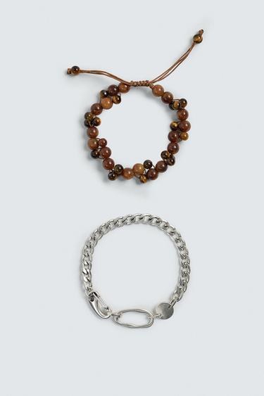 Zara COMBINED BRACELETS 2-PACK - Multicolored