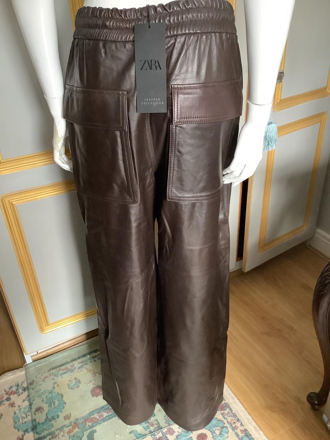 ZW LEATHER COLLECTION JOGGERS WITH ZIP - Image 2