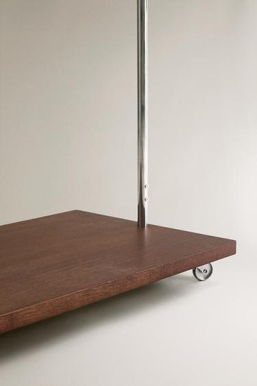 PORTE-VÊTEMENTS MÉTAL ET BOIS - Marron foncé de Zara - Image 3