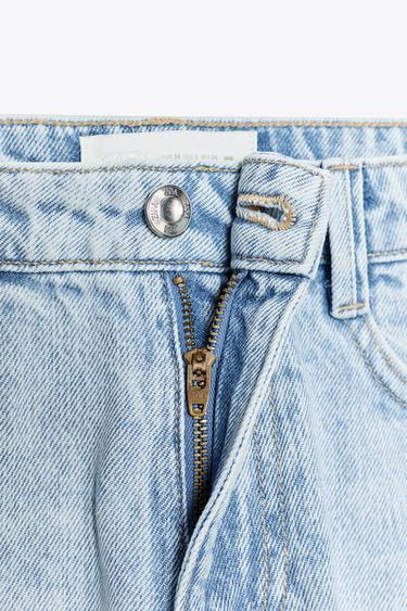 JEAN Z1975 REGULAR FIT TAILLE HAUTE CEINTURE - Bleu clair de Zara - Image 9