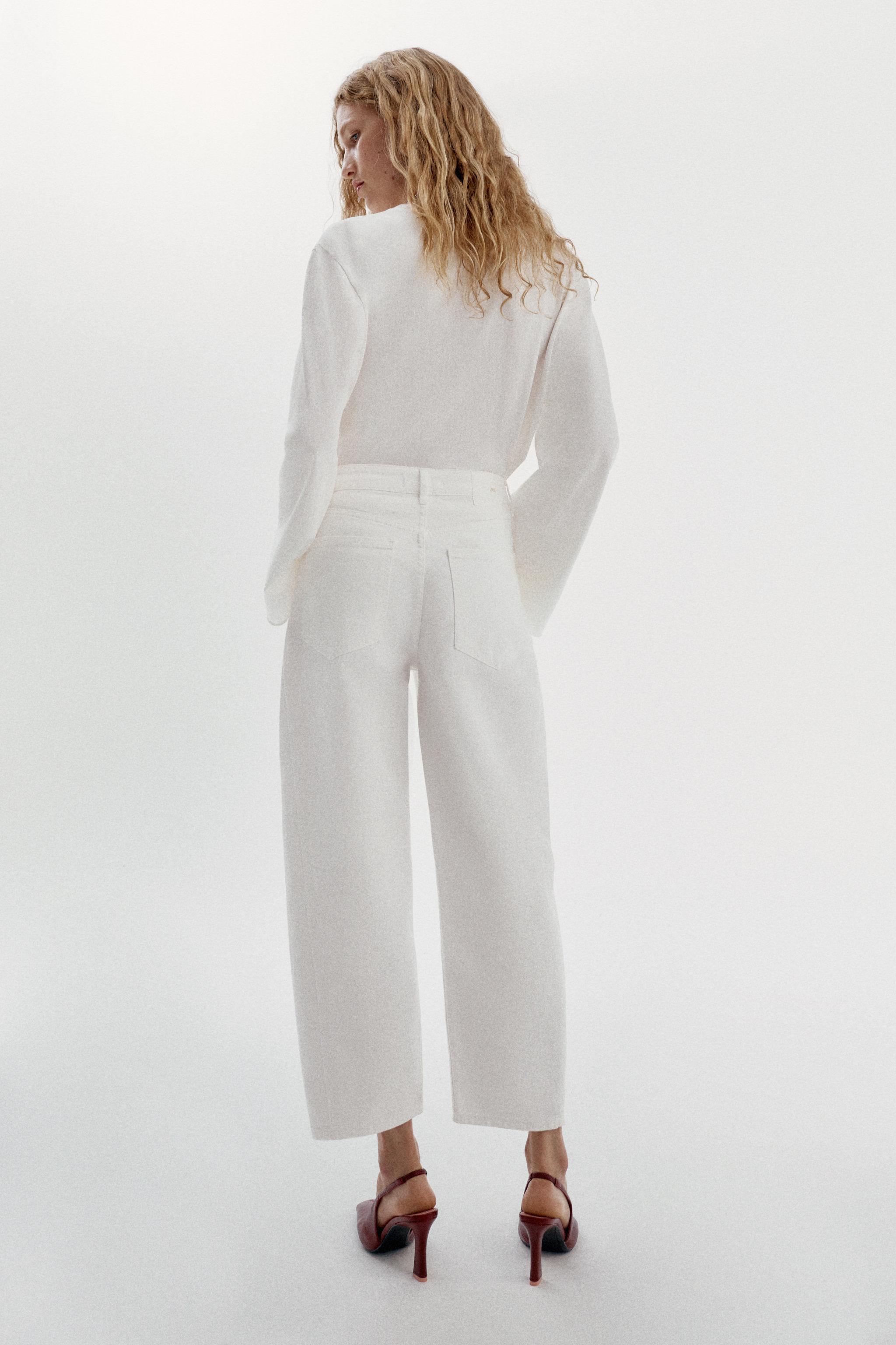 Z1975 HIGH-RISE BARREL JEANS WITH SEAMS - thumbnail 6