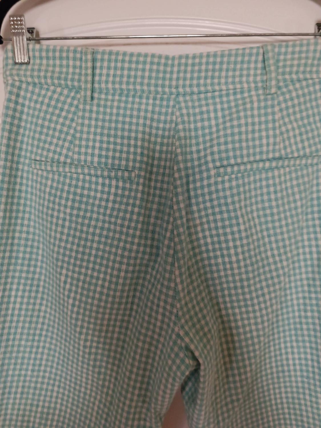 TEXTURED MINI FLARE TROUSERS - Image 6
