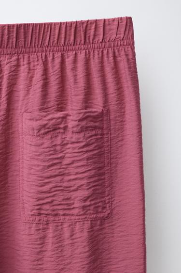 PANTALON FLUIDE - Rose de Zara - Image 3