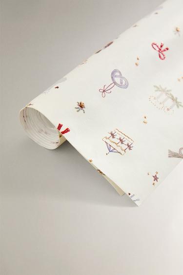 PAPIER CADEAU MOTIFS DE NOËL - Multicolore de Zara - Image 2