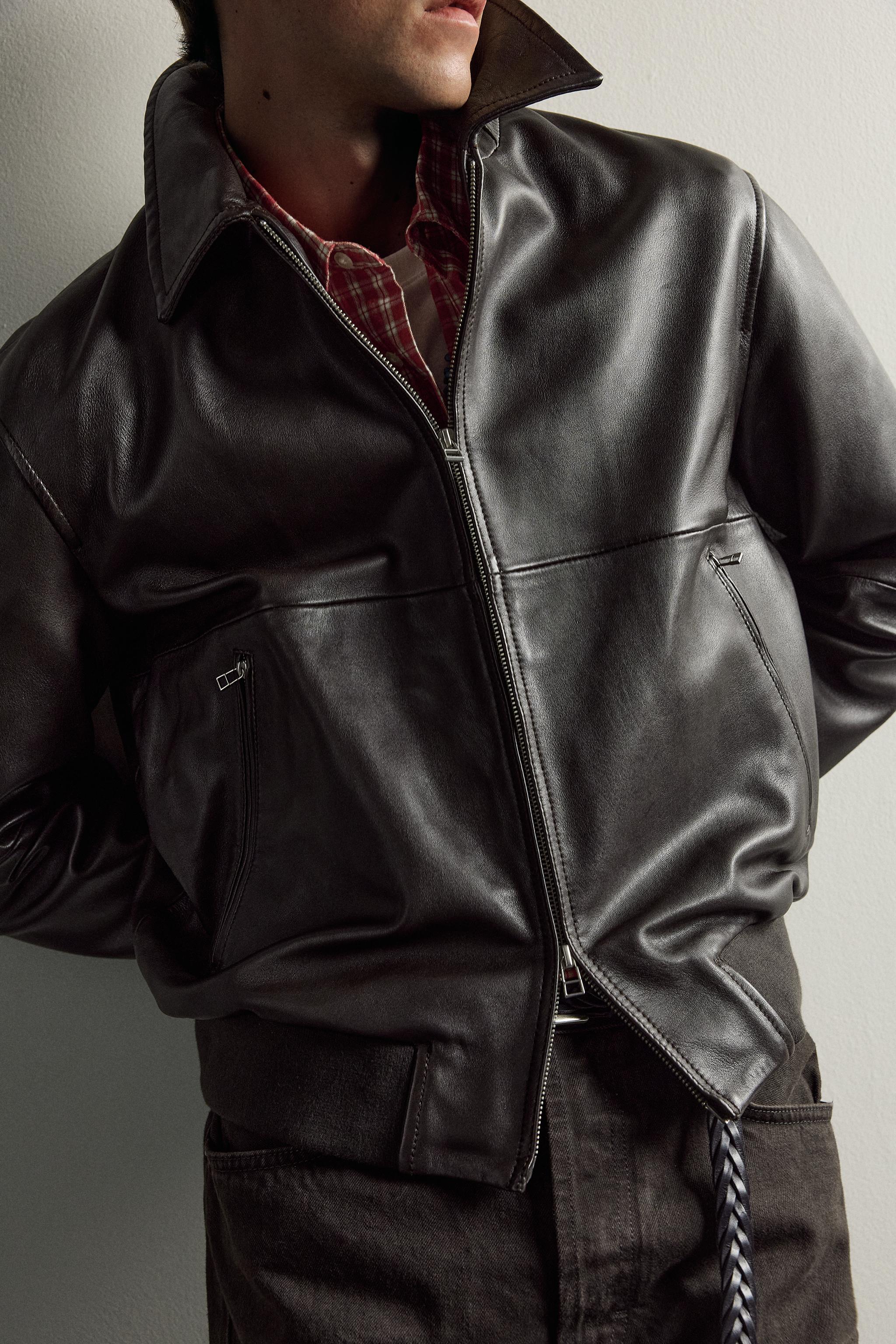 AARON LEVINE X ZARA LEATHER JACKET