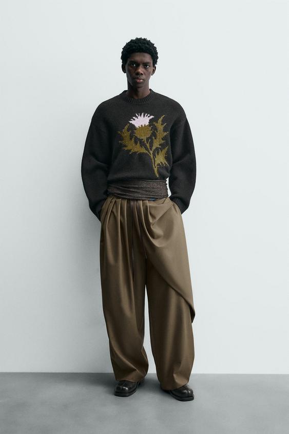 LIMITED EDITION THISTLE JACQUARD JUMPER
