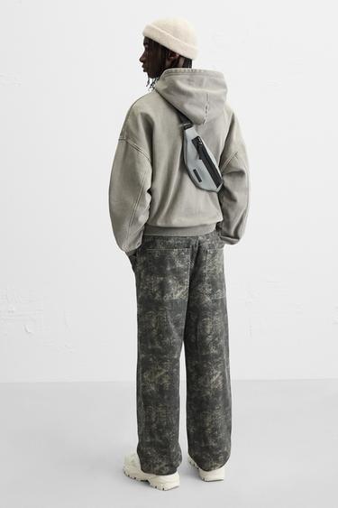RUBBERISED BELT BAG - Grey by Zara - Image 0