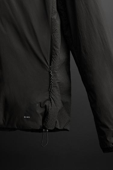 CONTRAST PUFFER JACKET - Black by Zara - Image 7