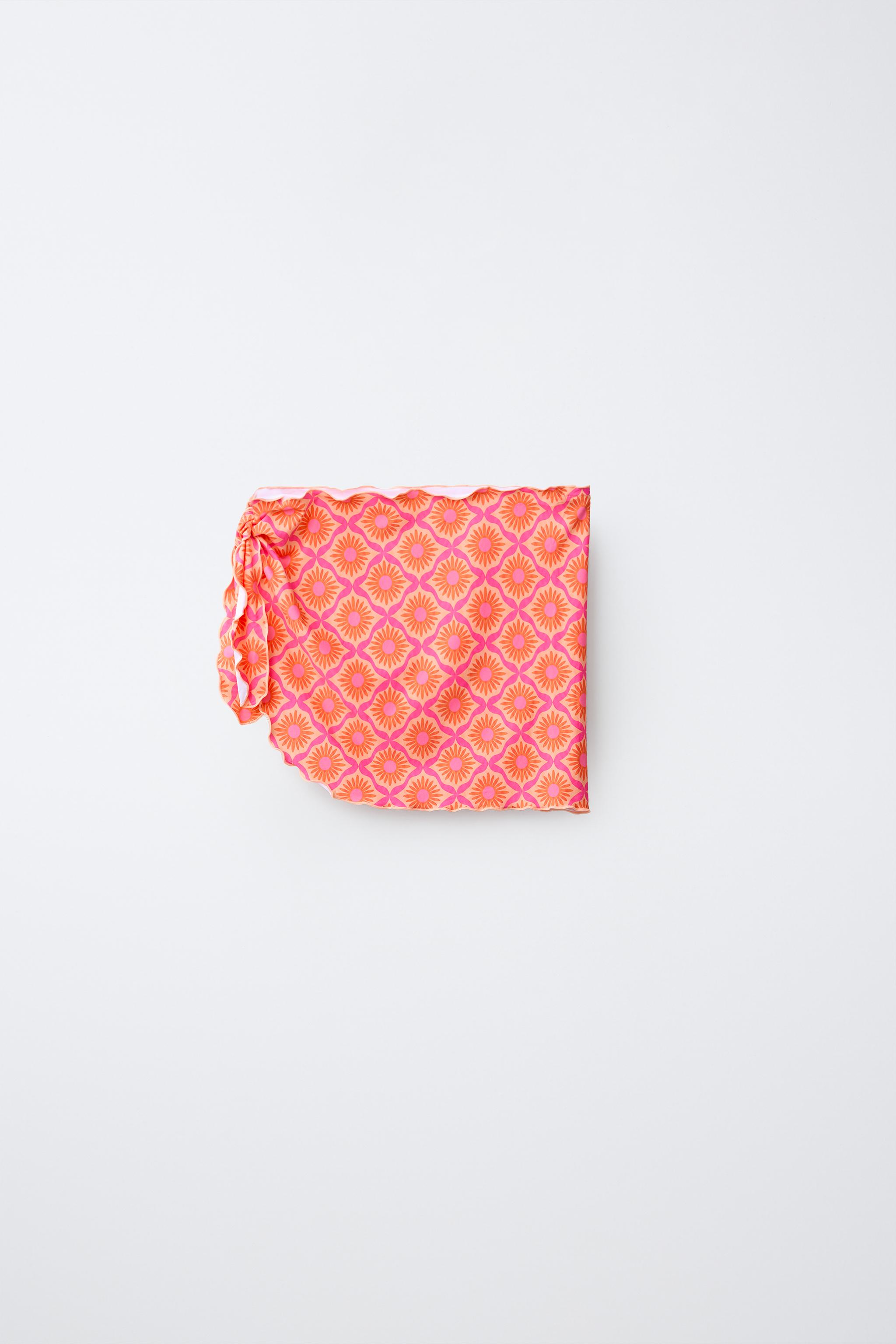 SUN PRINT PAREO — Fuchsia