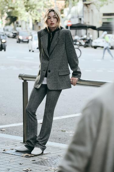 TRAJE BLAZER Y PANTALÓN - Negro de Zara