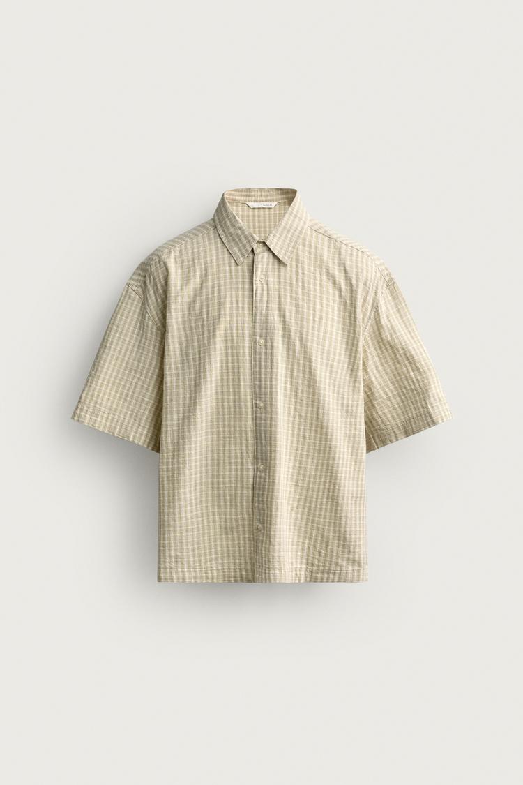 CAMISA A CUADROS DE AJUSTE HOLGADO 8