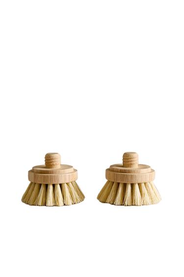 REPLACEMENT BRISTLES (SET OF 2) - Light beige by Zara