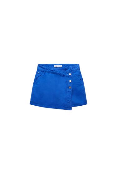 SPLIT SKIRT WITH BUTTONS