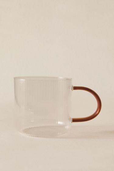 BOROSILICATE GLASS MUG - Yellow by Zara