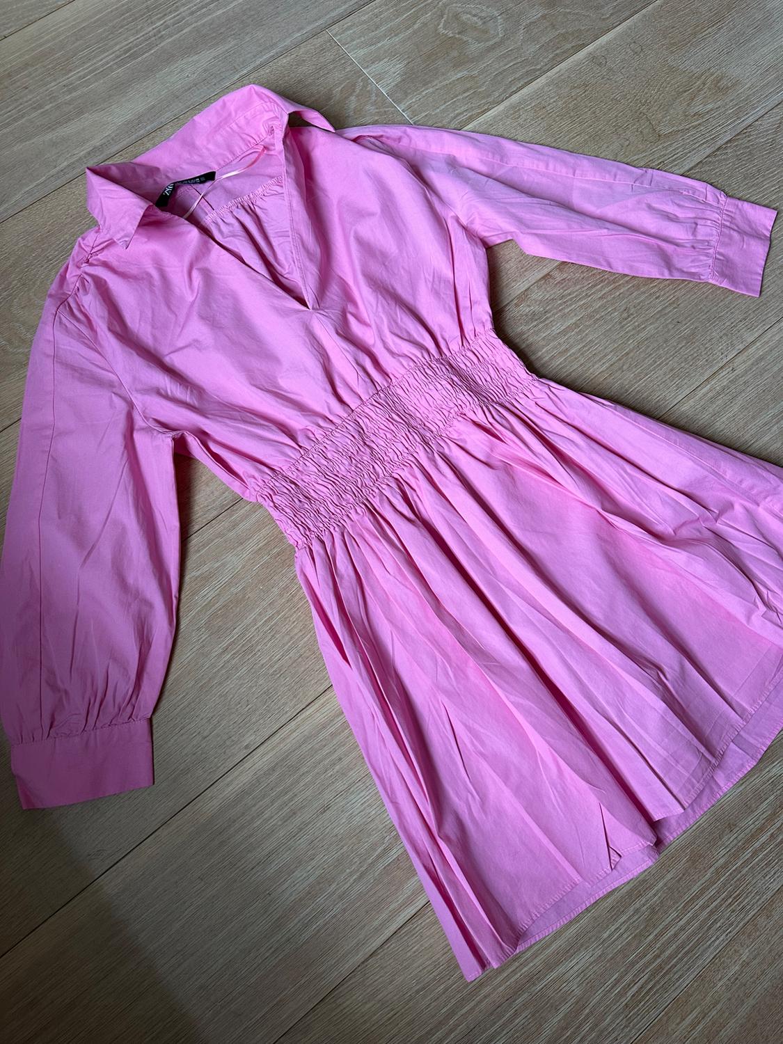 SHORT POPLIN DRESS - Image 3