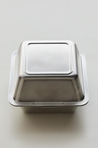 STAINLESS STEEL HAMBURGER BOX - Steel by Zara