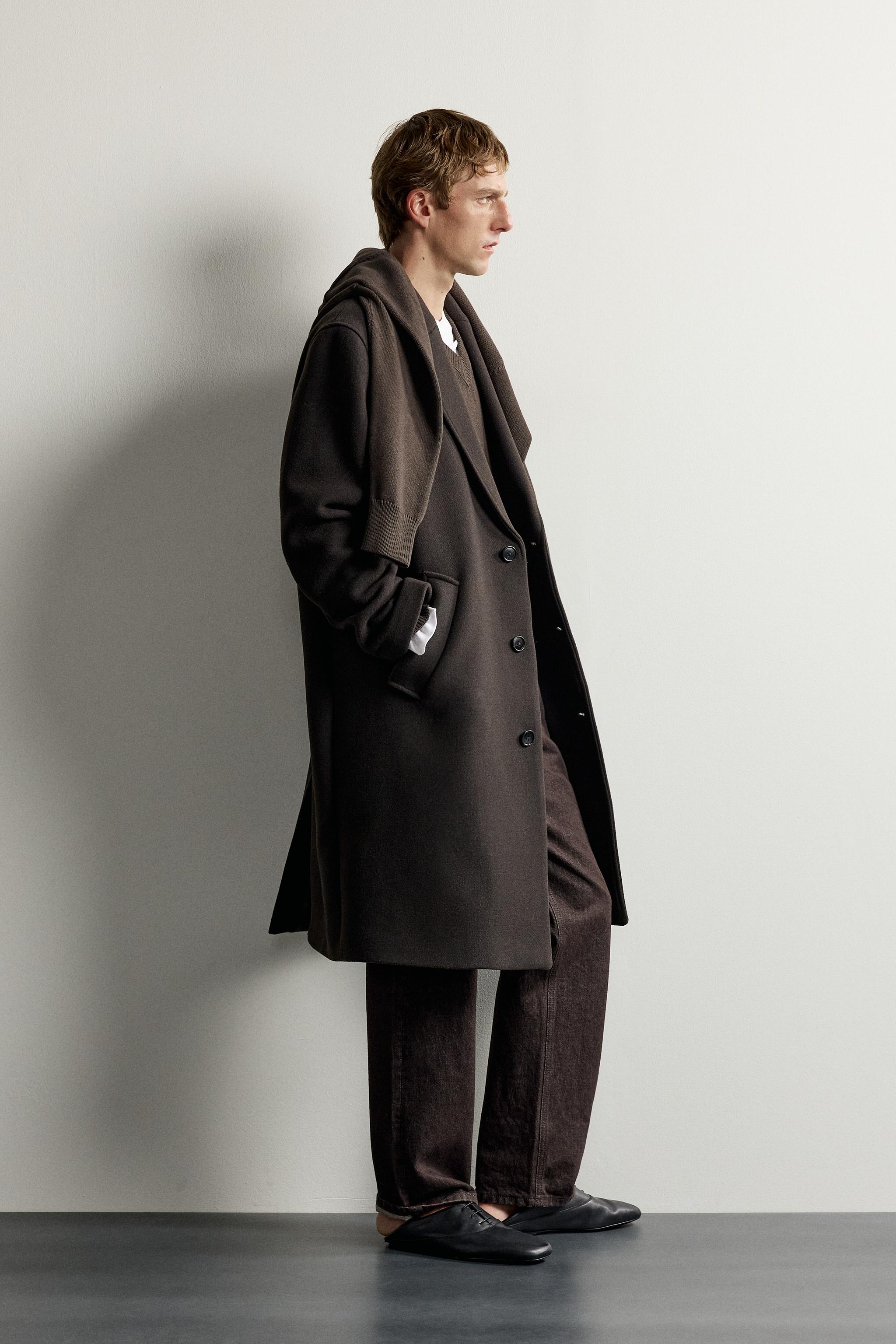 MANTEAU DÉCONTRACTÉ EN LAINE