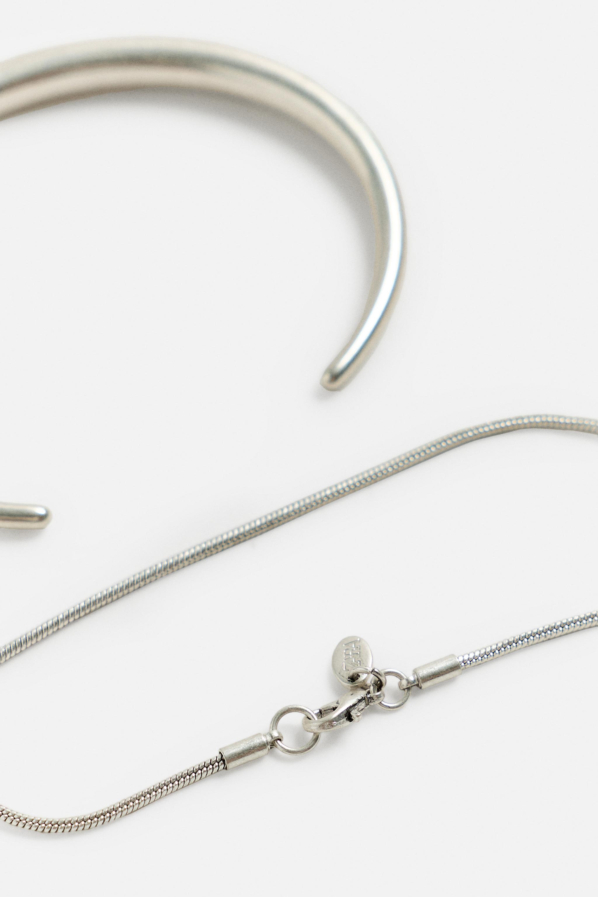 PACK OF 2 COMBINED METAL BRACELETS