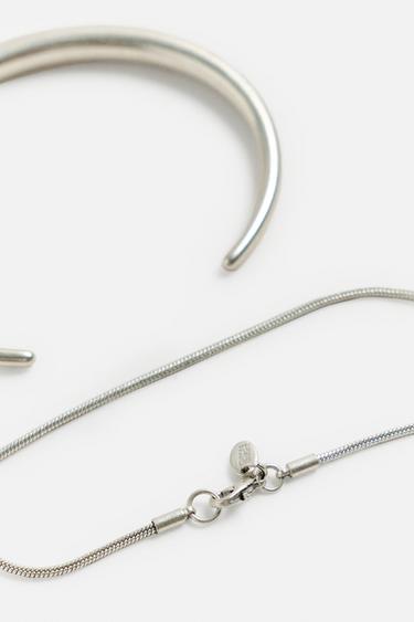 PACK DE 2 BRACELETS MÉTALLIQUES COMBINÉS - Argent de Zara - Image 2