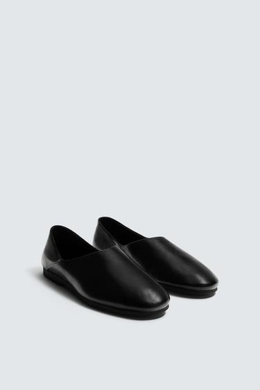 ZAPATO PIEL SUELA VIBRAM® AARON LEVINE X ZARA - Negro de Zara