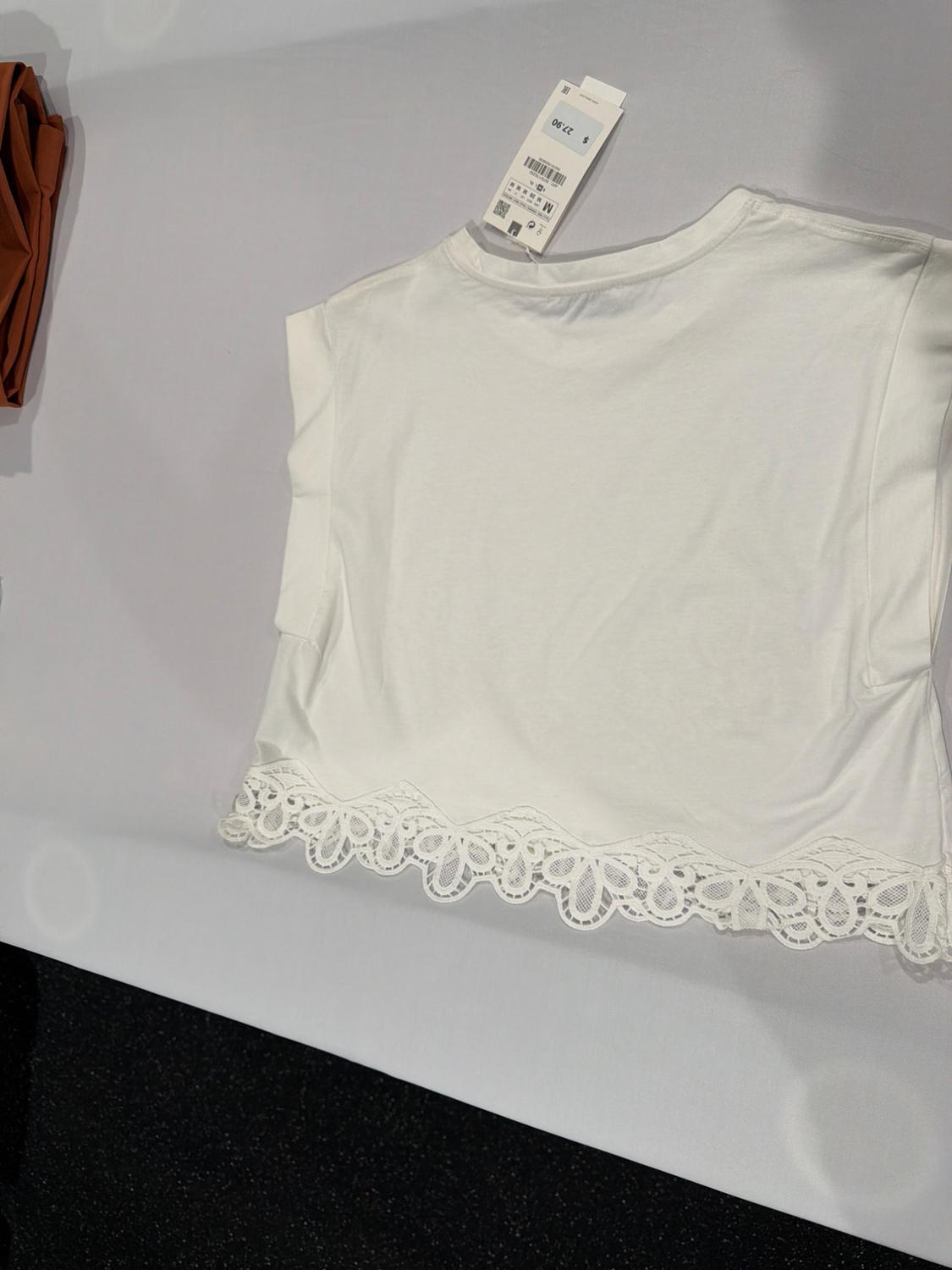 CAMISETA COMBINADA ENCAJE - Image 3