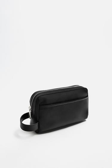 NYLON TOILETRY BAG - Black by Zara