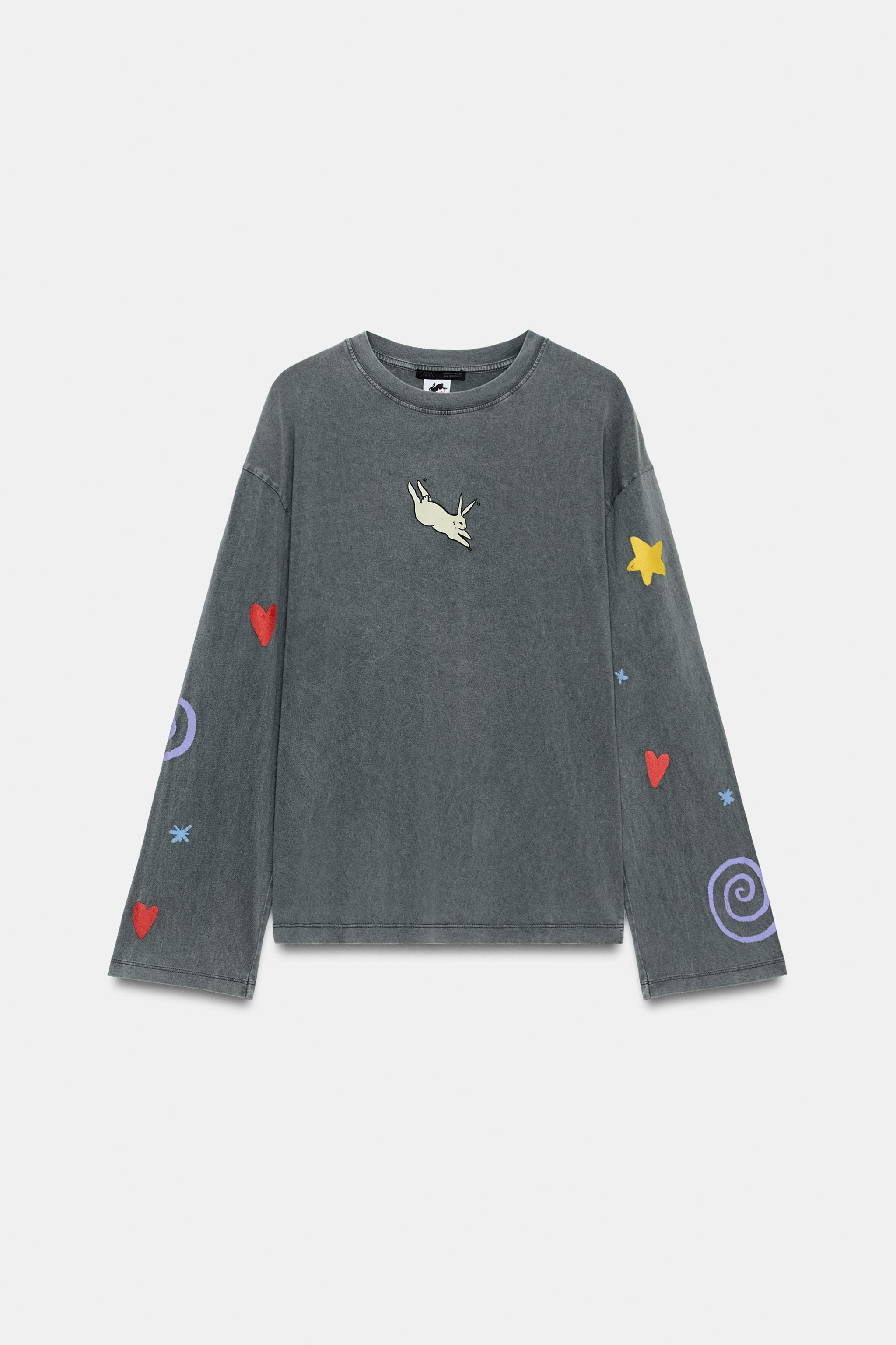 FIORENZA WASHED-EFFECT T-SHIRT