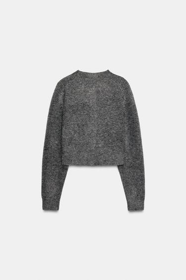 SOFT KNIT CARDIGAN - Mid-grey by Zara - Image 5