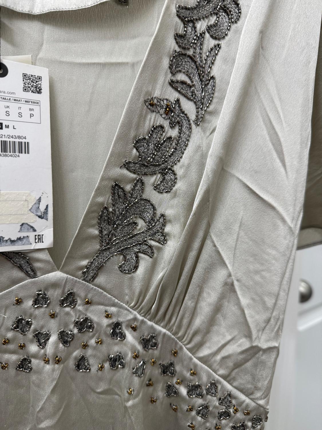 SHORT EMBROIDERED DRESS - Image 3
