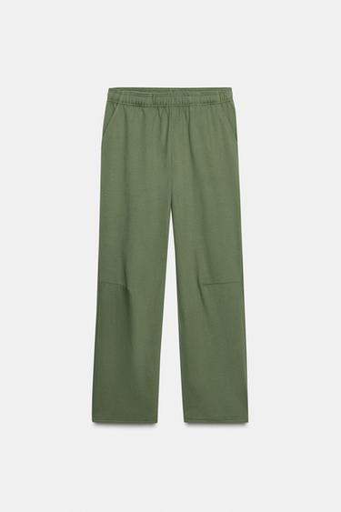 Zara BALLOON PANTS - Khaki