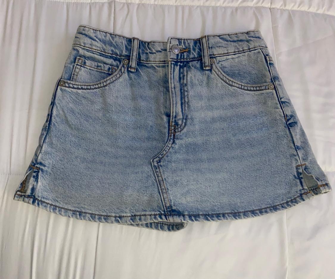 DENIM SKORT