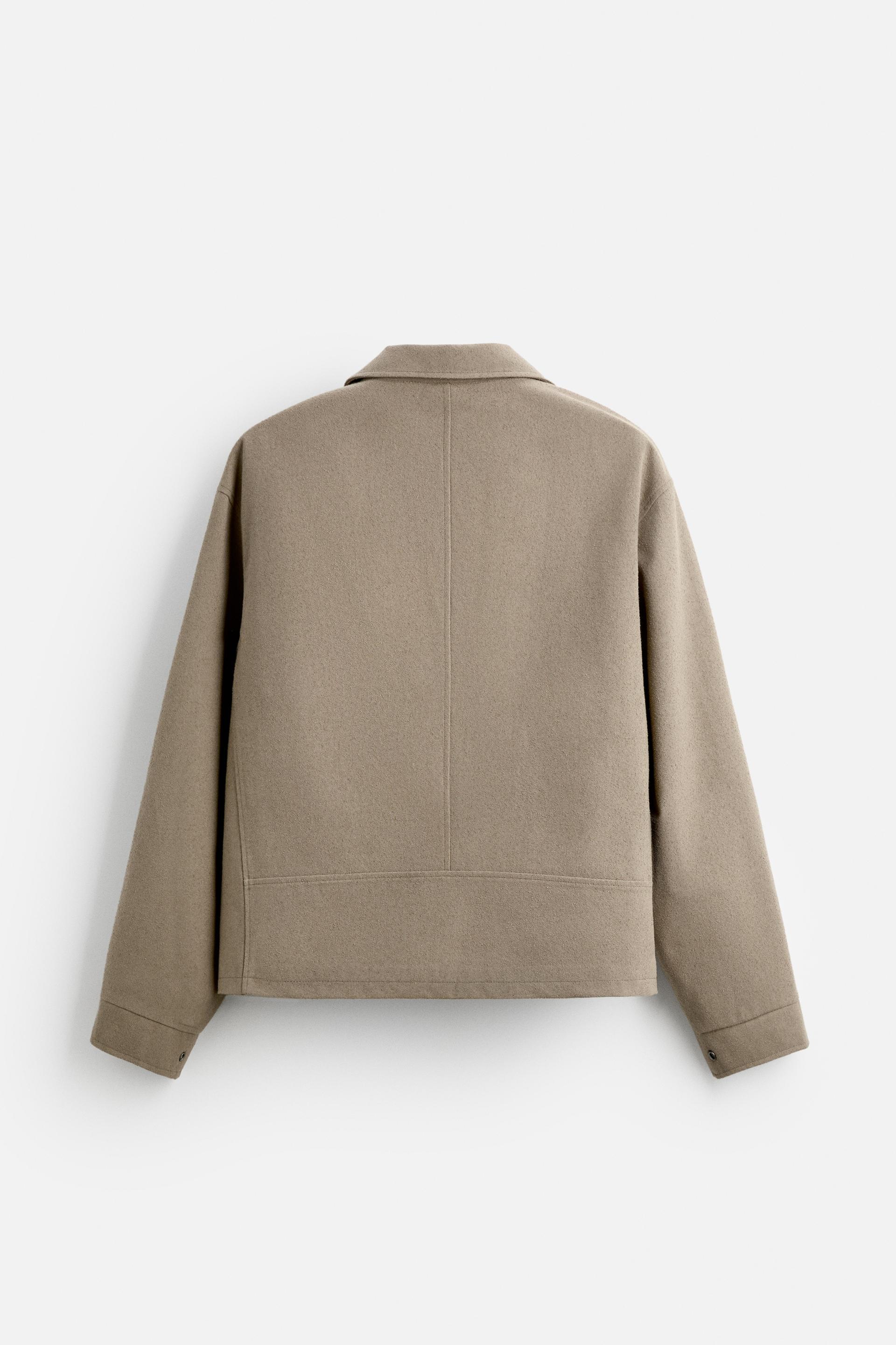 ZARA purchases BLOG.FAV- TEXTURED OVERSHIRT(M)