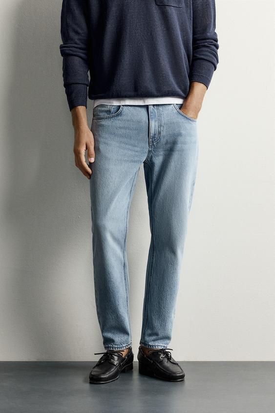 Spodnie jeansowe slim cropped