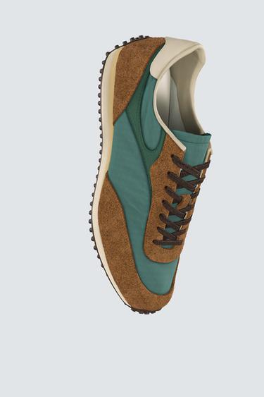 RETRO STYLE TRAINERS - Green by Zara - Image 0