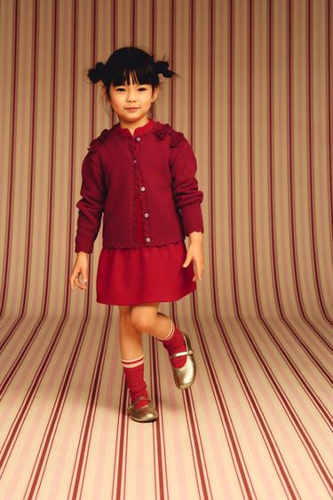 METALLIC BALLET FLATS - Gold by Zara