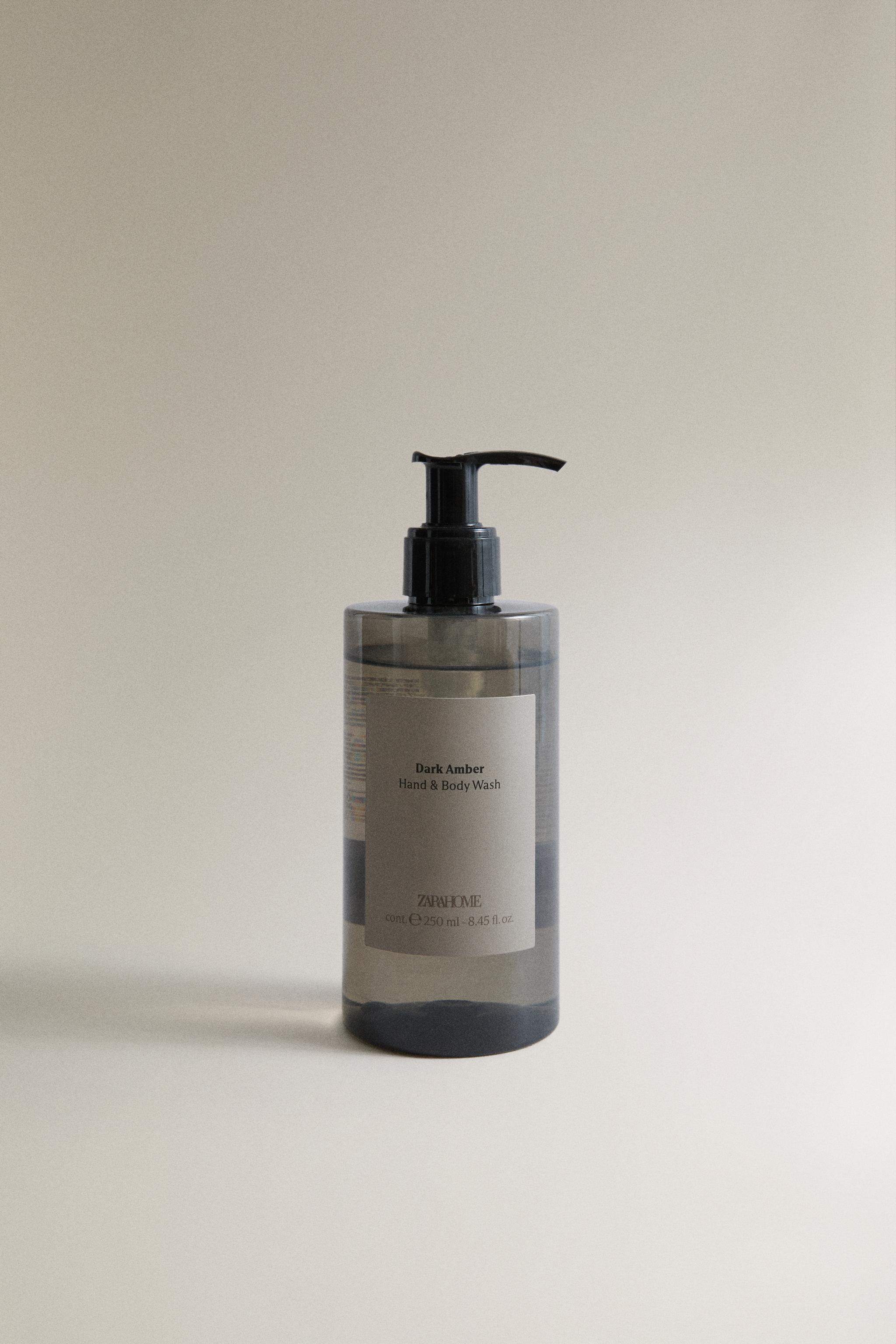 (250 ML) DARK AMBER HAND AND BODY LIQUID SOAP — Brown / Taupe