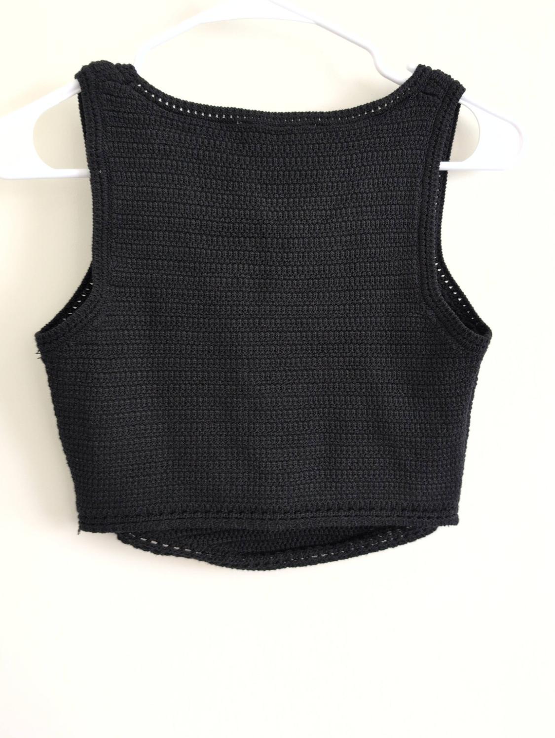 CROCHET CROPPED TOP - Image 3