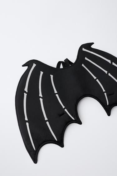 GLOW-IN-THE-DARK BONE COSTUME WINGS - Black by Zara - Image 1