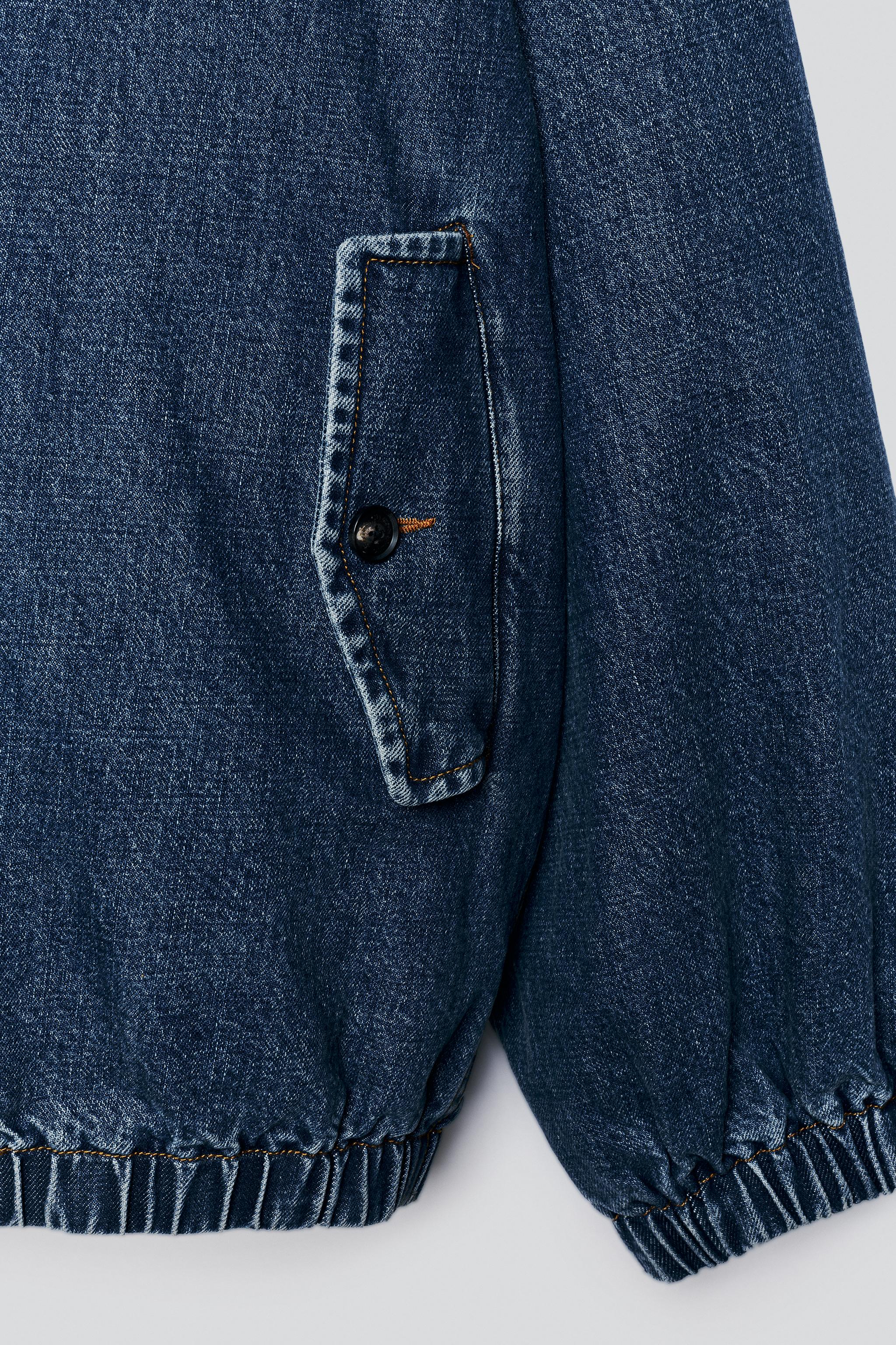 BLOUSON RÉVERSIBLE DENIM CONTRASTE