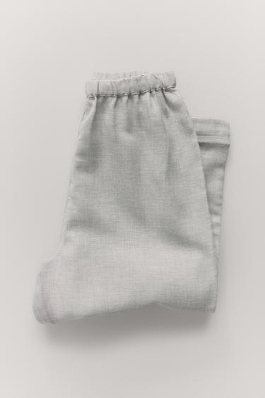 2-6 YEARS / HENLEY PYJAMA SHIRT - Grey marl by Zara