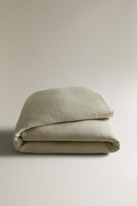 COLCHA COM TEXTURA - Verde da Zara - Imagem 0