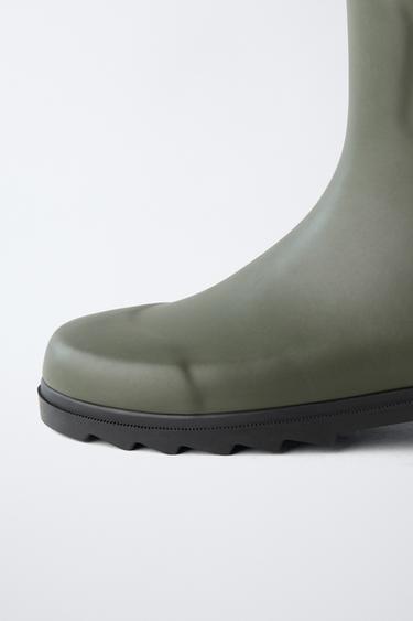 BOTTES DE PLUIE HAUTES - Vert de Zara - Image 5