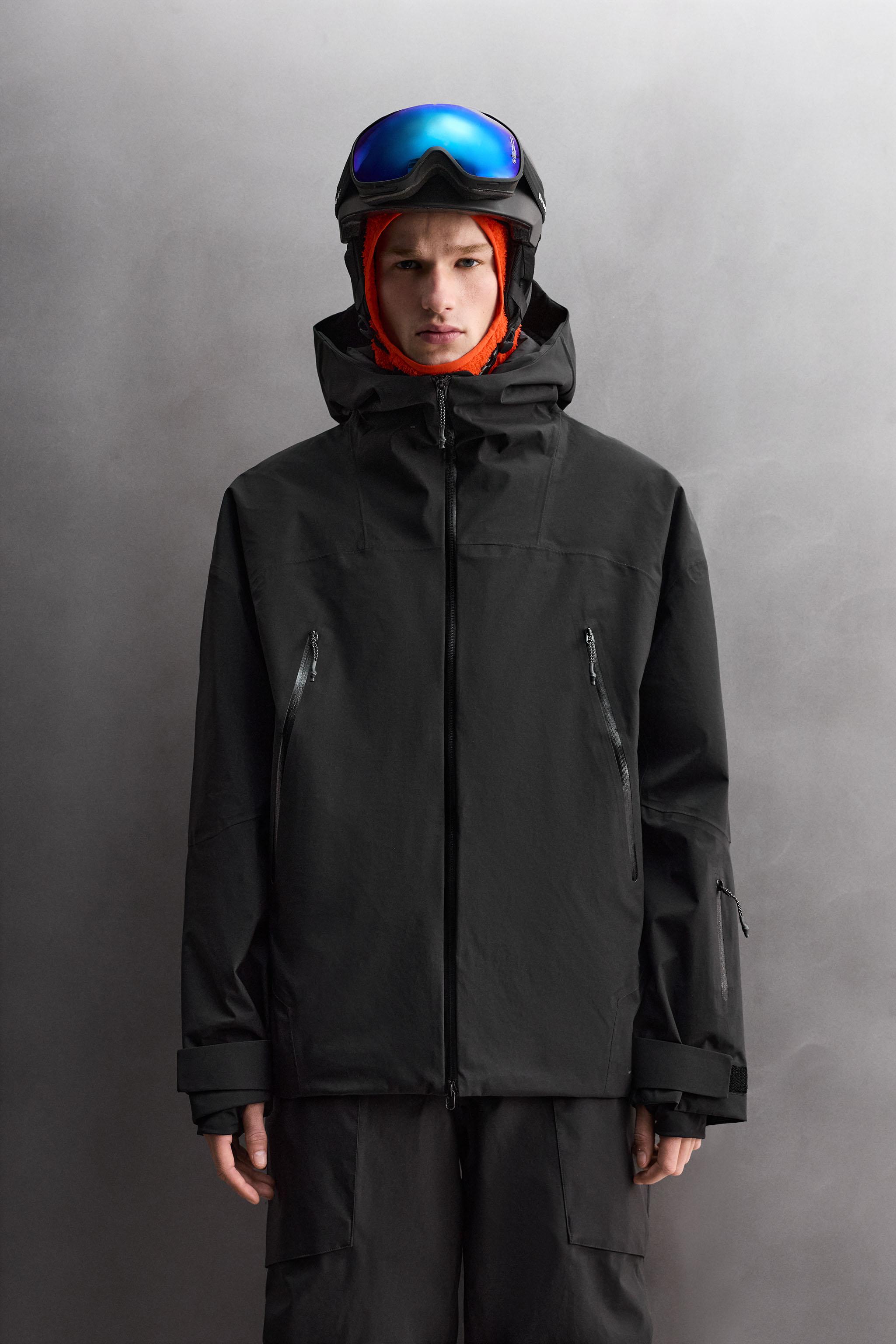 RECCO® WATERPROOF SKI PUFFER JACKET - Brown | ZARA India